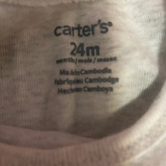 🍂 Carter’s 24M Acorn Print Bodysuit – Neutral Fall Baby One-Piece 24M - Picture 6 of 7